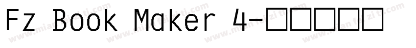 Fz Book Maker 4字体转换